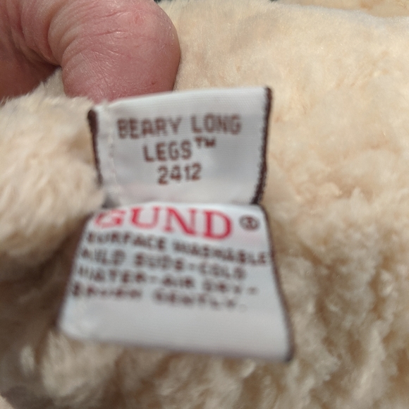 VTG GUND Bear Beary Long Legs T - Picture 4 of 4